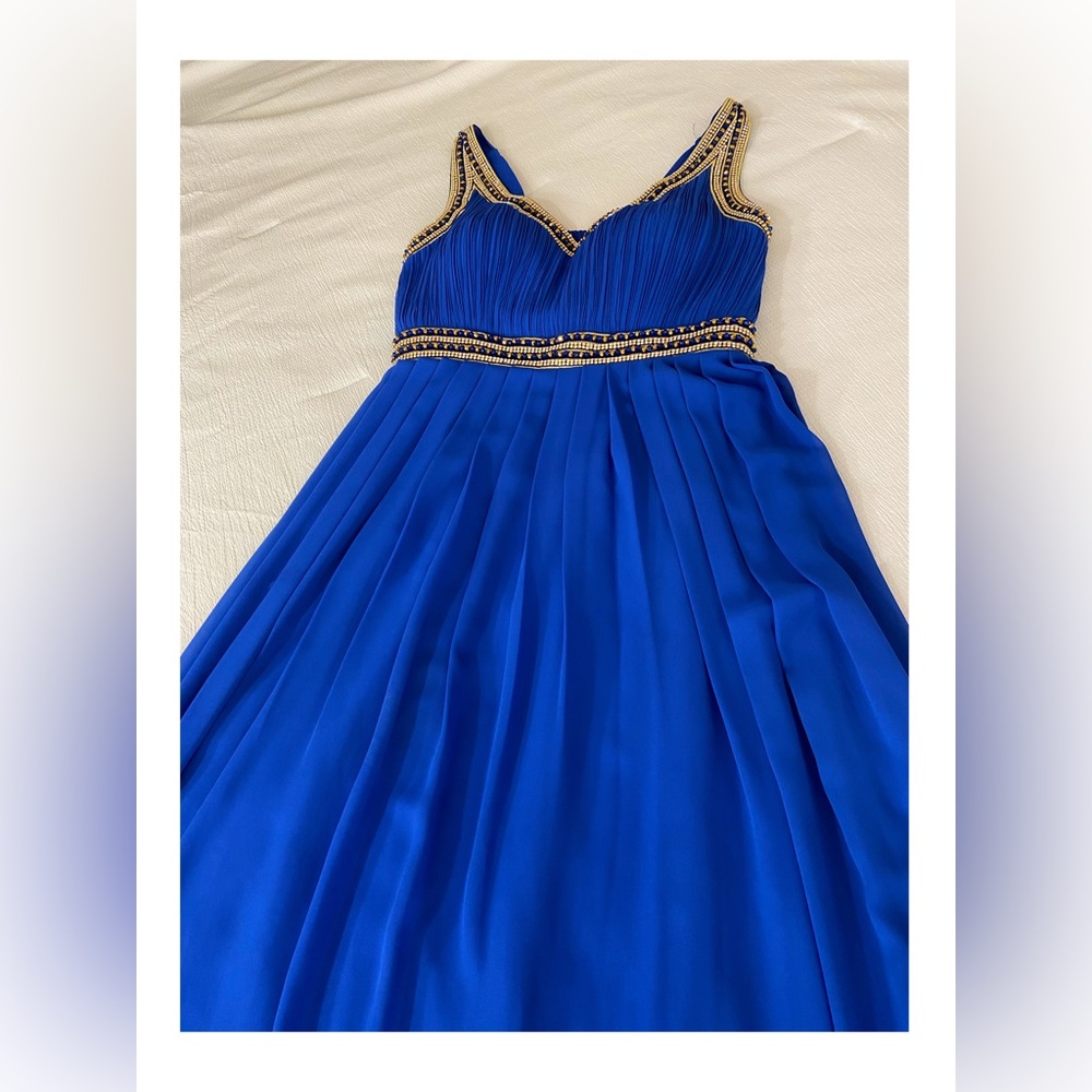 SUBLIME COLLECTION royal blue plus size 3XL dress